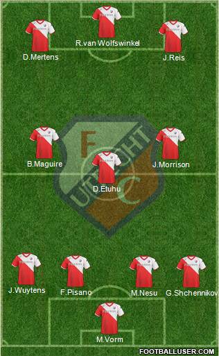 FC Utrecht Formation 2011