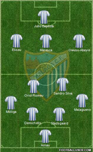 Málaga C.F., S.A.D. Formation 2011