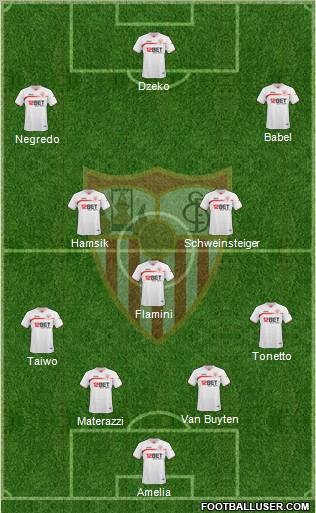 Sevilla F.C., S.A.D. Formation 2011