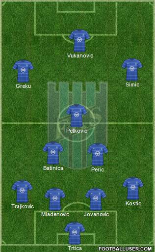 FK Smederevo Formation 2011