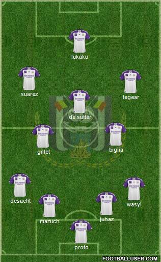 RSC Anderlecht Formation 2011