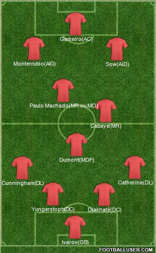 Pro Evolution Soccer Team Formation 2011