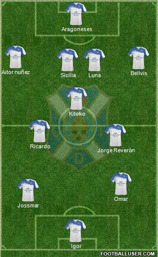 C.D. Tenerife S.A.D. Formation 2011