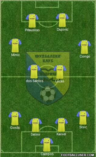 FK Modrica Maxima Formation 2011