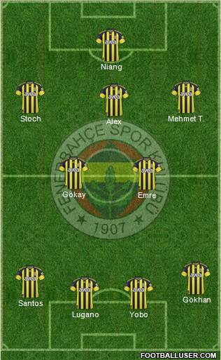 Fenerbahçe SK Formation 2011