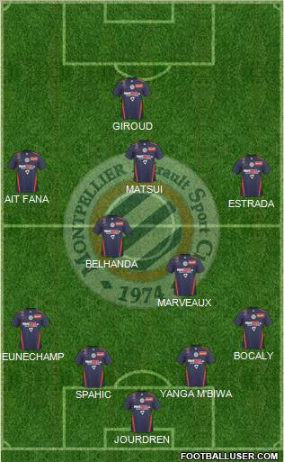 Montpellier Hérault Sport Club Formation 2011