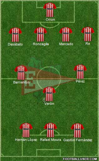 Estudiantes de La Plata Formation 2011