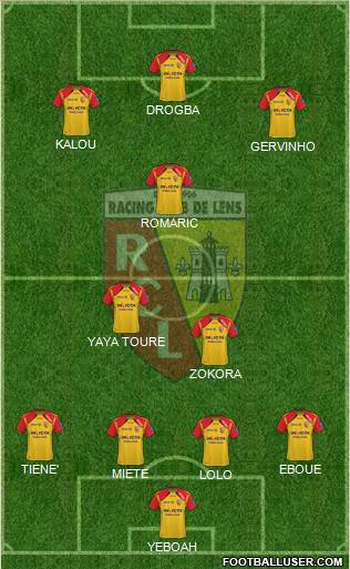Racing Club de Lens Formation 2011