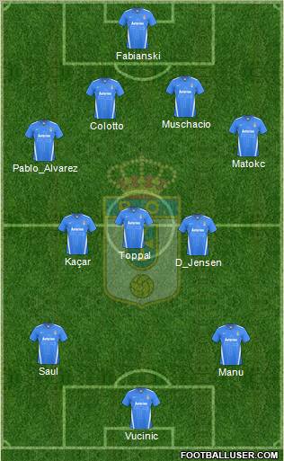 Real Oviedo S.A.D. Formation 2011