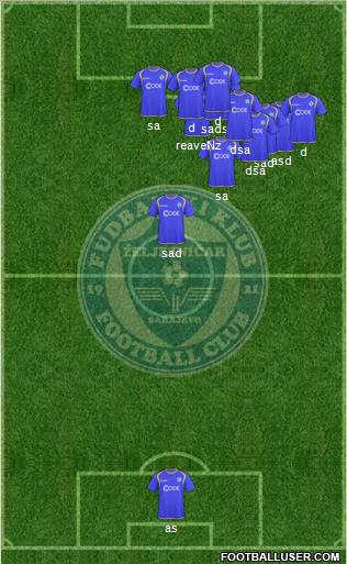 FK Zeljeznicar Sarajevo Formation 2011