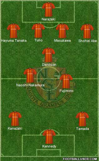 Nagoya Grampus Formation 2011