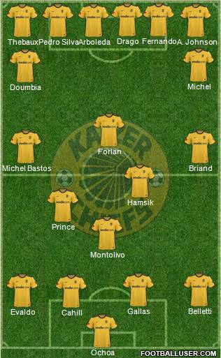 Kaizer Chiefs Formation 2011