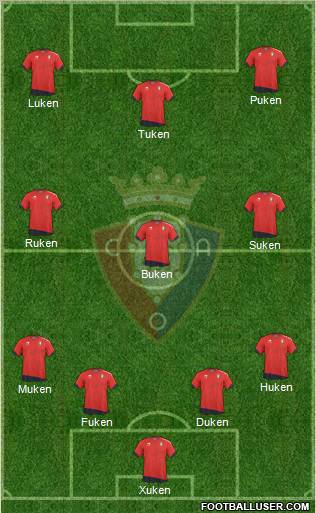 C. At. Osasuna Formation 2011