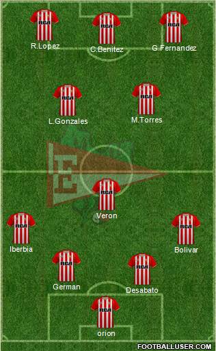 Estudiantes de La Plata Formation 2011