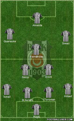 Besiktas JK Formation 2011