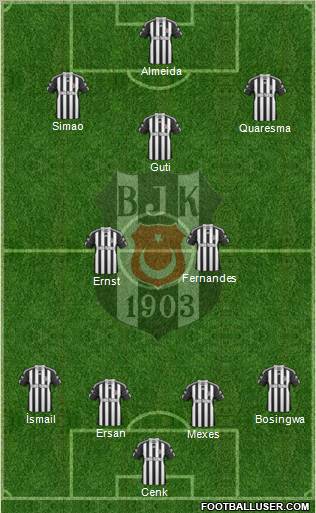 Besiktas JK Formation 2011