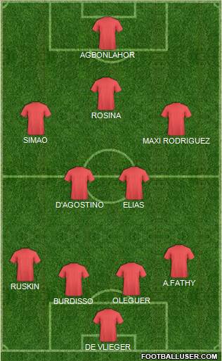 Pro Evolution Soccer Team Formation 2011