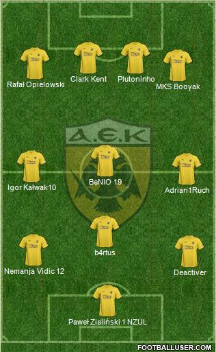 AEK Athens Formation 2011