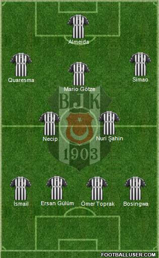 Besiktas JK Formation 2011
