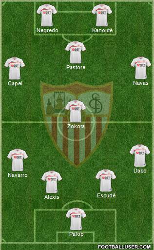 Sevilla F.C., S.A.D. Formation 2011