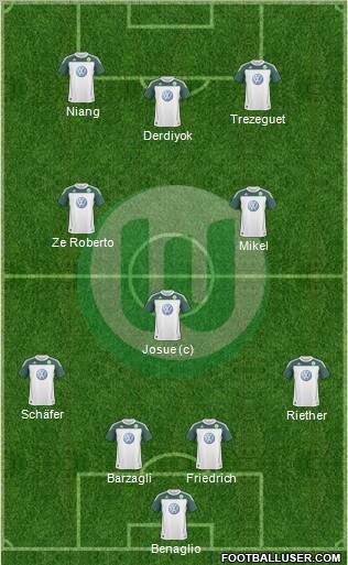 VfL Wolfsburg Formation 2011