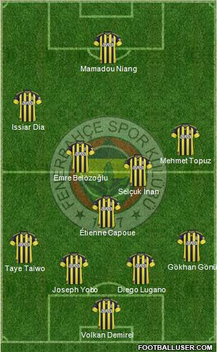 Fenerbahçe SK Formation 2011