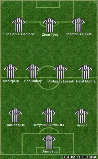 Newcastle United Formation 2011
