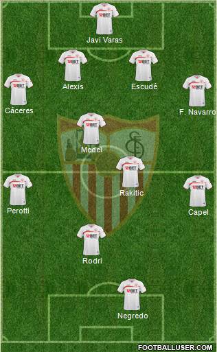 Sevilla F.C., S.A.D. Formation 2011