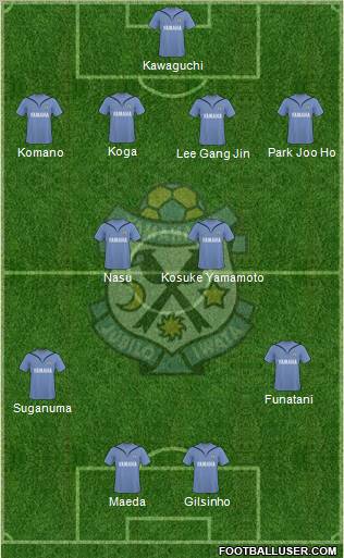 Jubilo Iwata Formation 2011