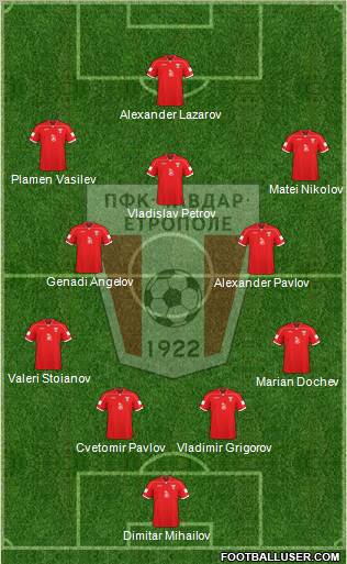Chavdar (Etropole) Formation 2011