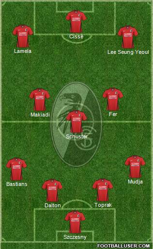 SC Freiburg Formation 2011
