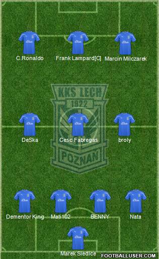 Lech Poznan Formation 2011