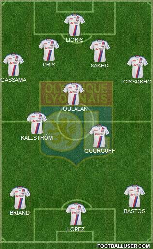 Olympique Lyonnais Formation 2011