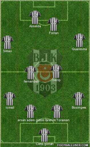 Besiktas JK Formation 2011