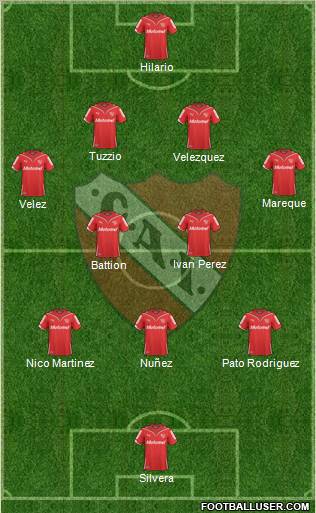 Independiente Formation 2011