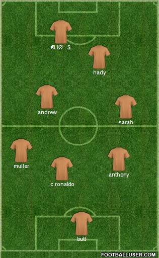 Pro Evolution Soccer Team Formation 2011