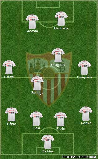 Sevilla F.C., S.A.D. Formation 2011