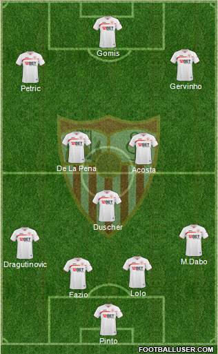 Sevilla F.C., S.A.D. Formation 2011