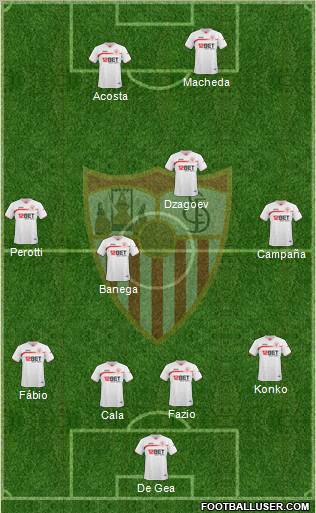 Sevilla F.C., S.A.D. Formation 2011