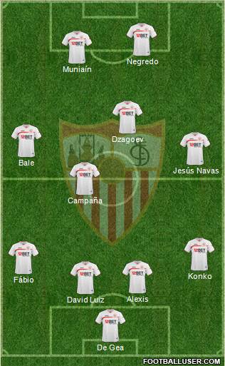 Sevilla F.C., S.A.D. Formation 2011