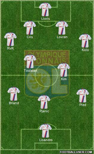 Olympique Lyonnais Formation 2011