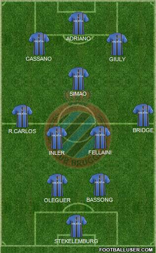 Club Brugge KV Formation 2011