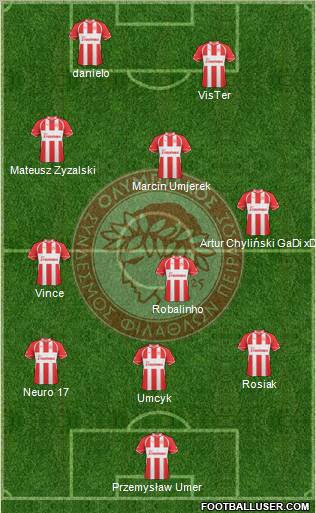 Olympiakos SF Piraeus Formation 2011