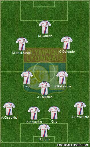 Olympique Lyonnais Formation 2011