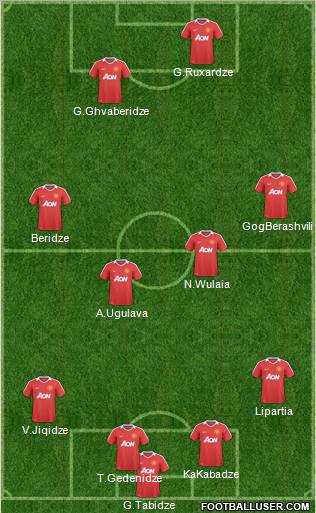 Manchester United Formation 2011