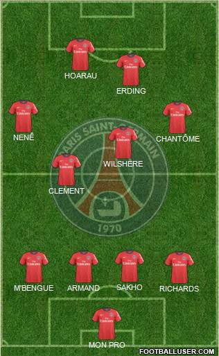Paris Saint-Germain Formation 2011