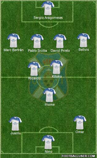 C.D. Tenerife S.A.D. Formation 2011