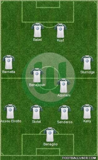VfL Wolfsburg Formation 2011