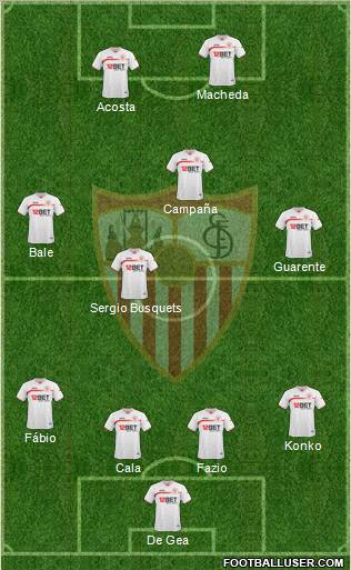 Sevilla F.C., S.A.D. Formation 2011
