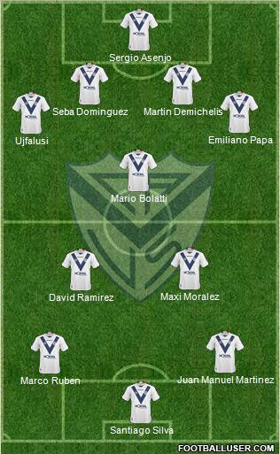 Vélez Sarsfield Formation 2011